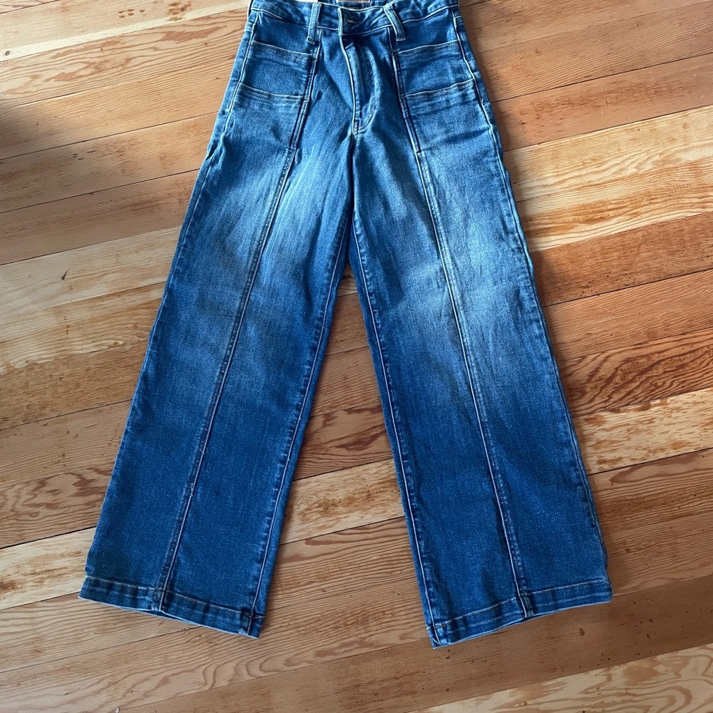 Kut from the Kloth Wide-Leg Denim Jeans - Picture 2 of 4